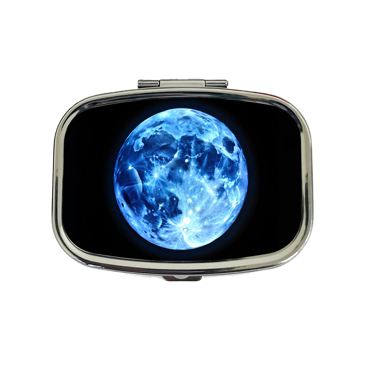 Once in a Blue Moon Travel Pill Box Case