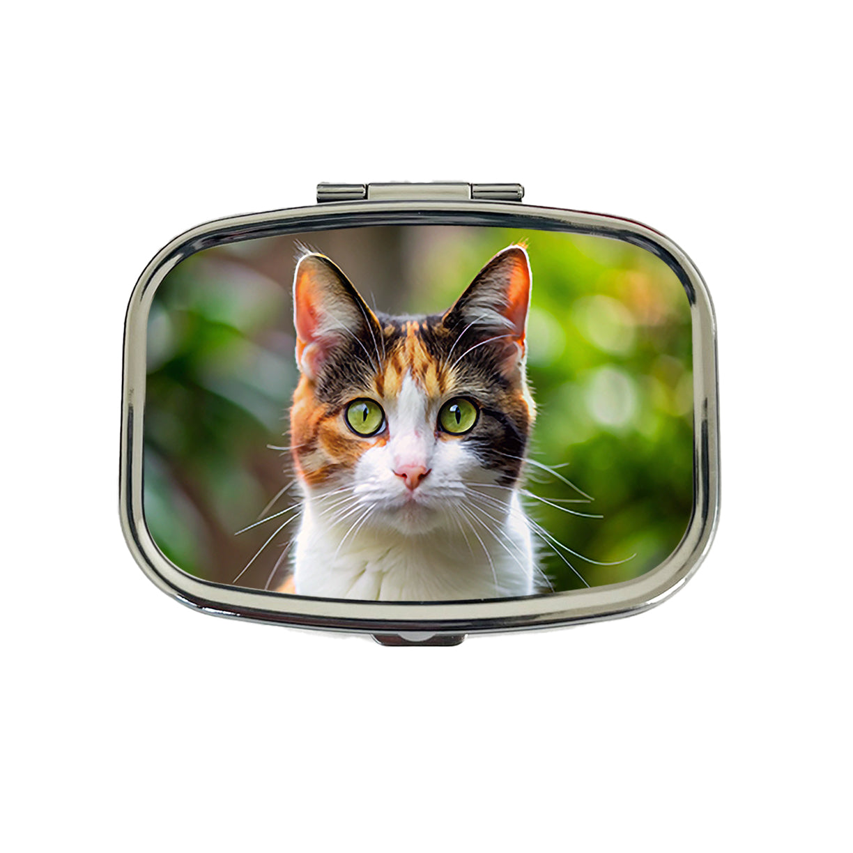 Calico Cat Photo Travel Pill Box Case