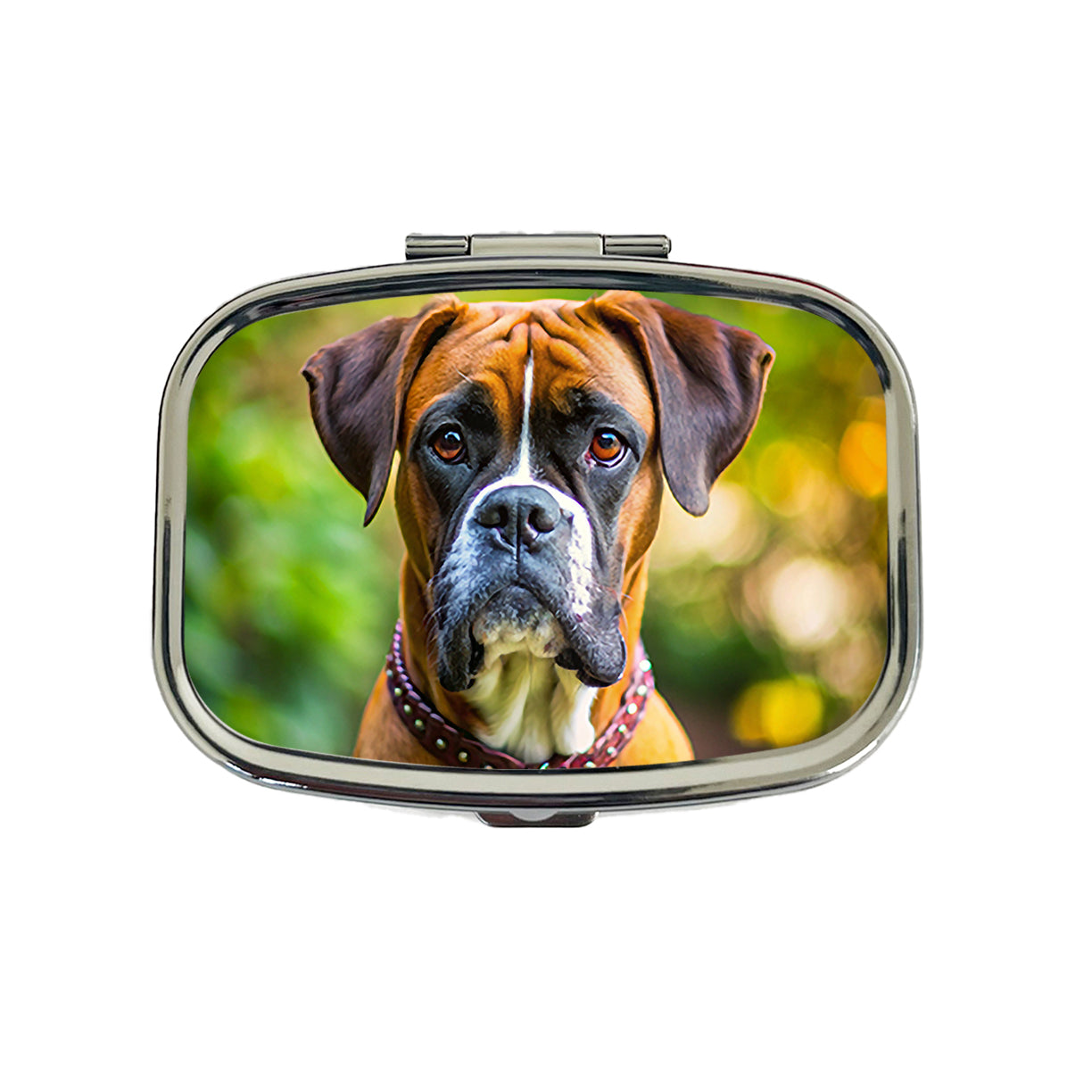 Boxer Dog Photo Travel Pill Box Case