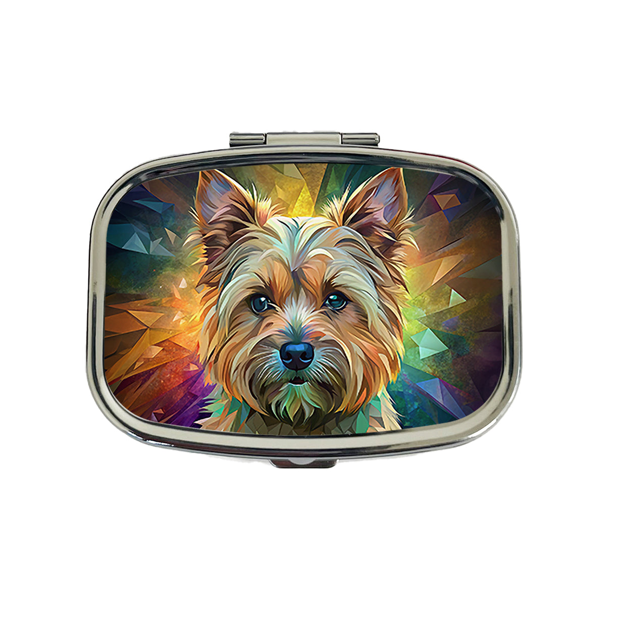Cairn Terrier Dog Contemporary Art Travel Pill Box Case