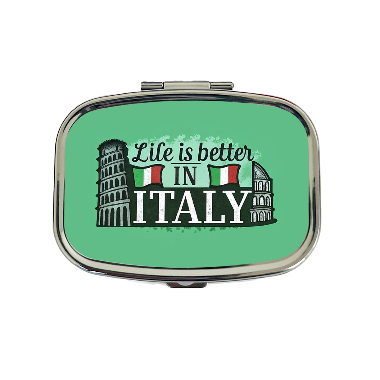 Life Is Better In Italy Travel Pill Box Case