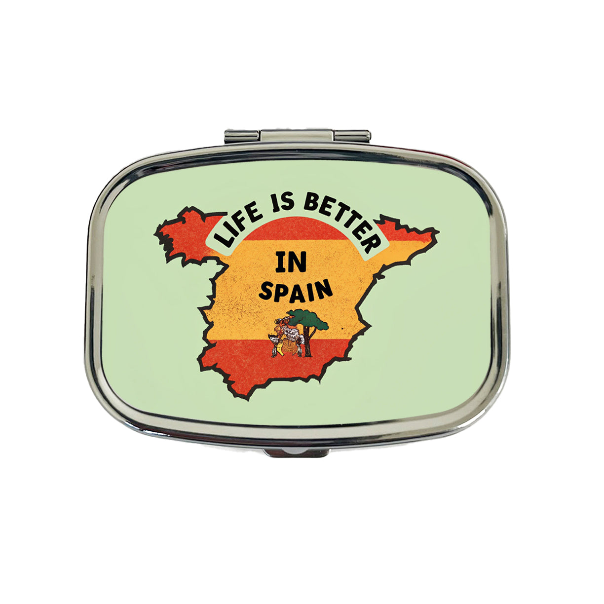 Life Is Better In Spain Travel Pill Box Case