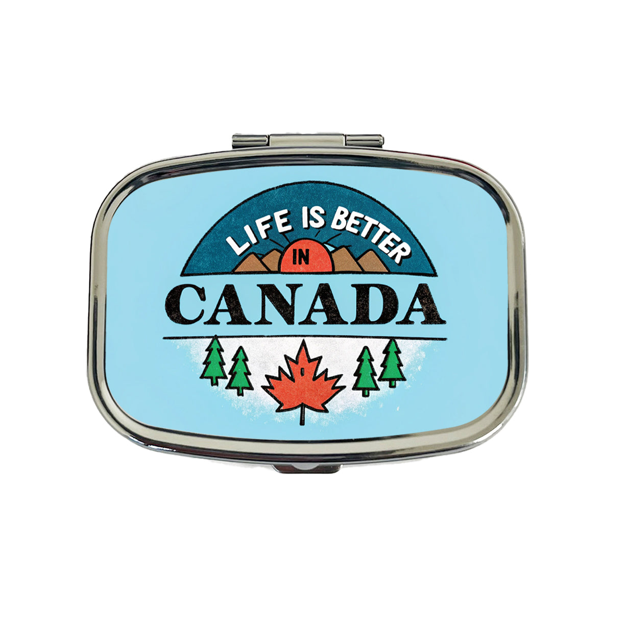 Life Is Better In Canada Travel Pill Box Case