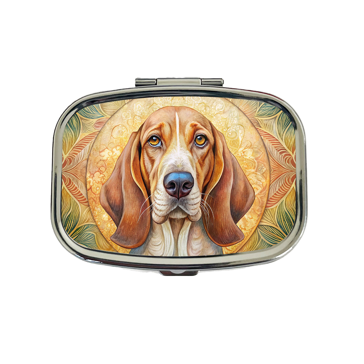 Bracco Italiano Dog Art Nouveau Travel Pill Box Case