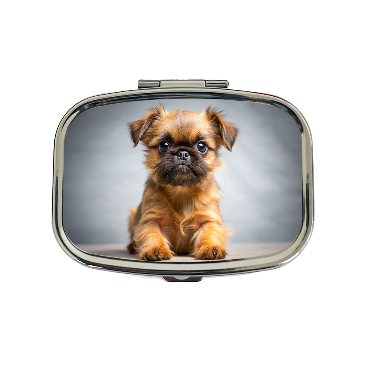 Brussels Griffon Dog Puppy Photo Travel Pill Box Case