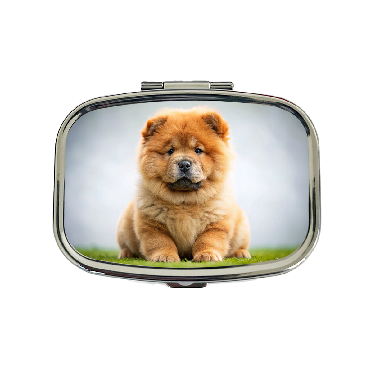 Chow Chow Dog Puppy Photo Travel Pill Box Case