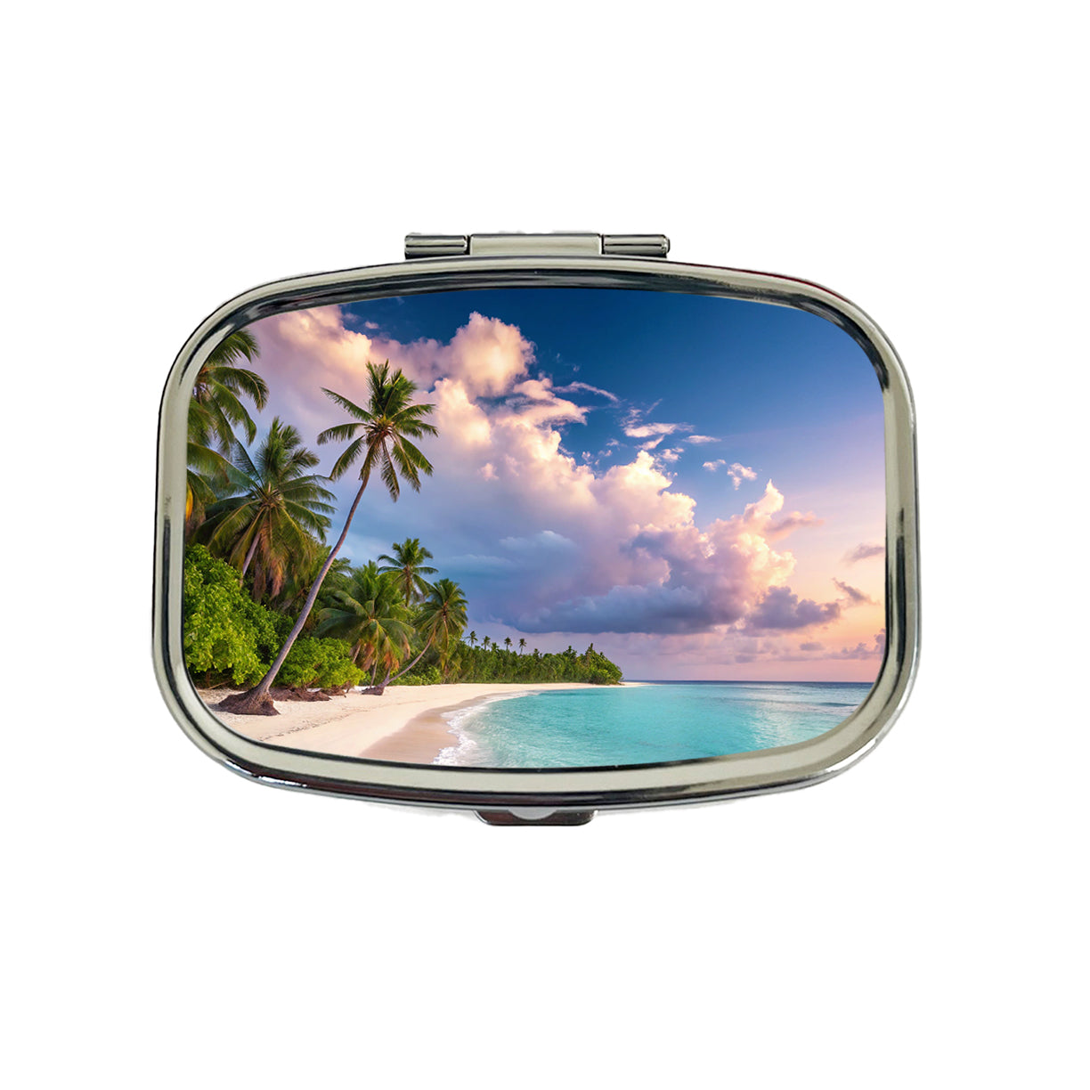 Bali Indonesia Beach Sand Ocean Travel Pill Box Case