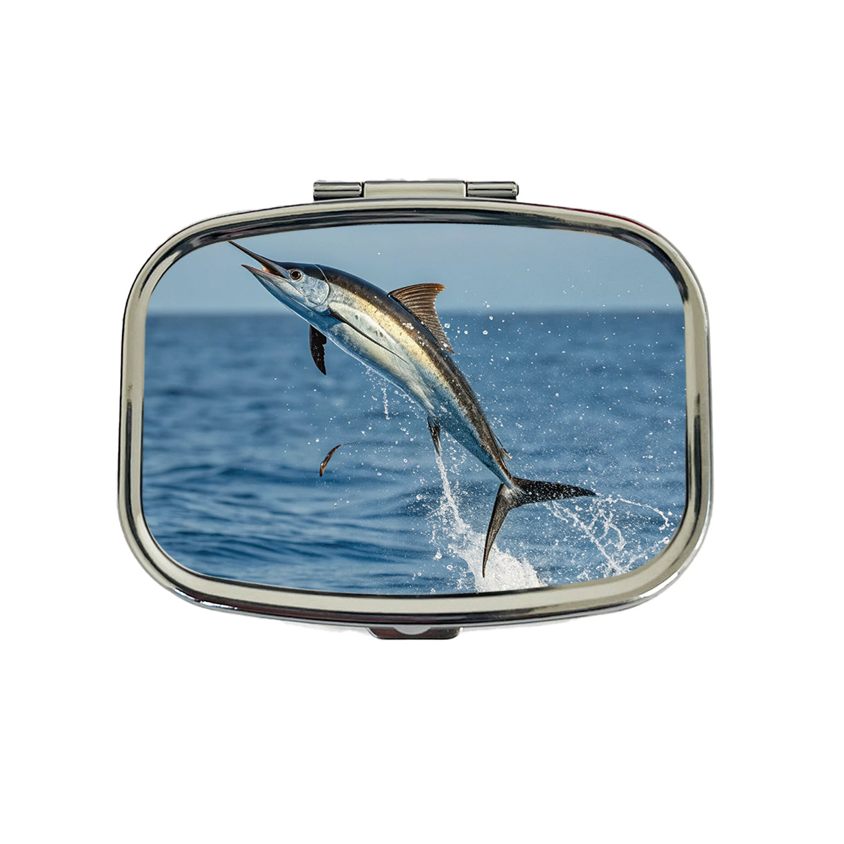 Flying Fish Jumping Fishing Travel Pill Box Case