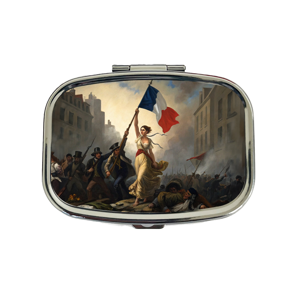 Liberty Leading The People Eugene Delacroix Inspired By Travel Pill Box Case