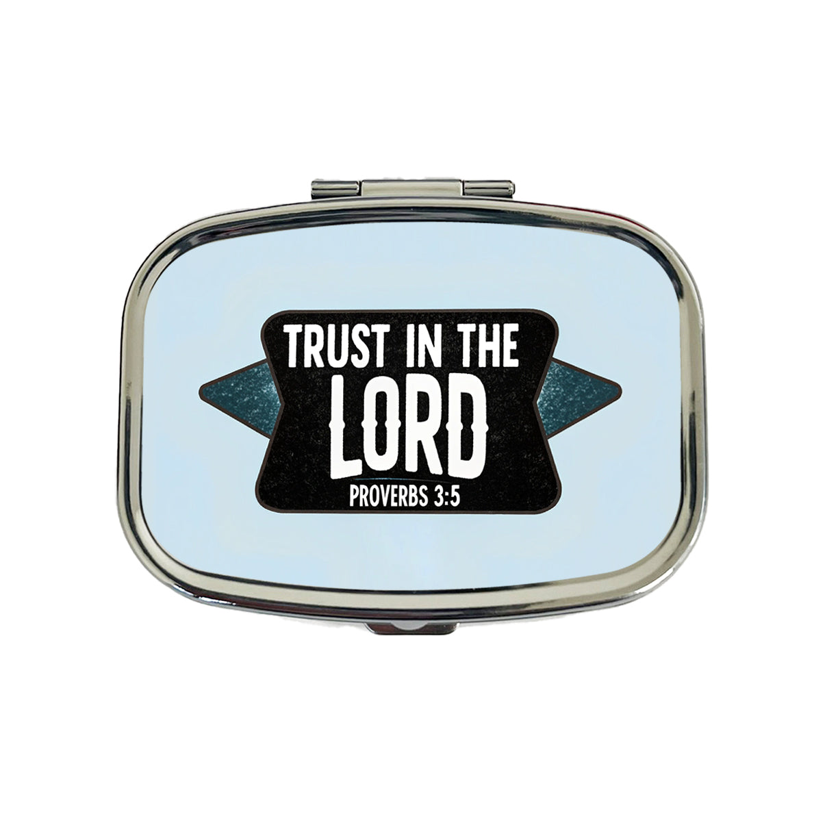 Proverbs Trust In The Lord Bible Verse Travel Pill Box Case