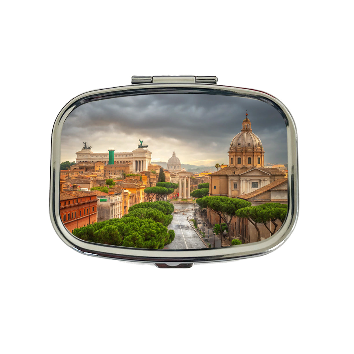 Rome Italy City Travel History Travel Pill Box Case