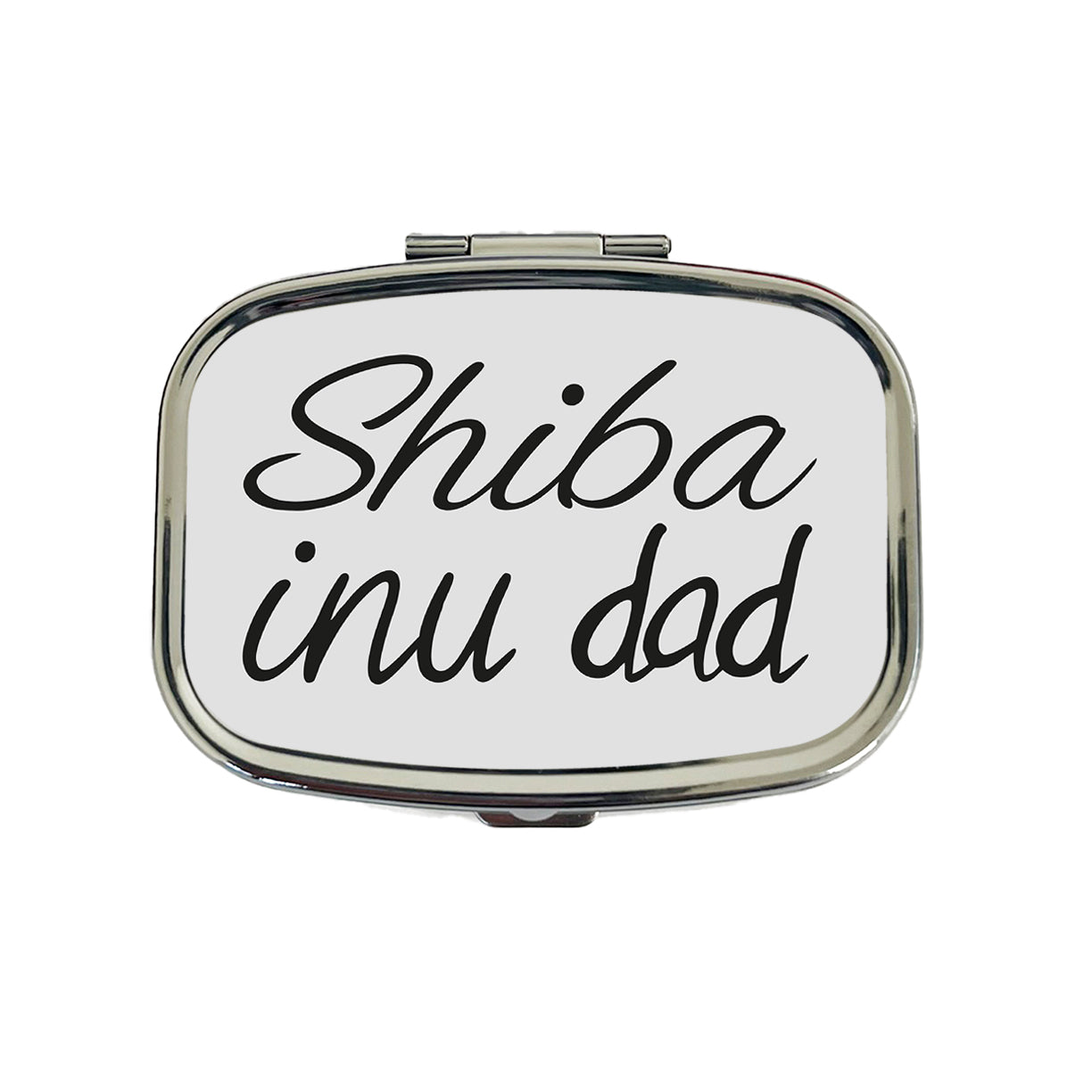 Shiba Inu Dad Dog Travel Pill Box Case