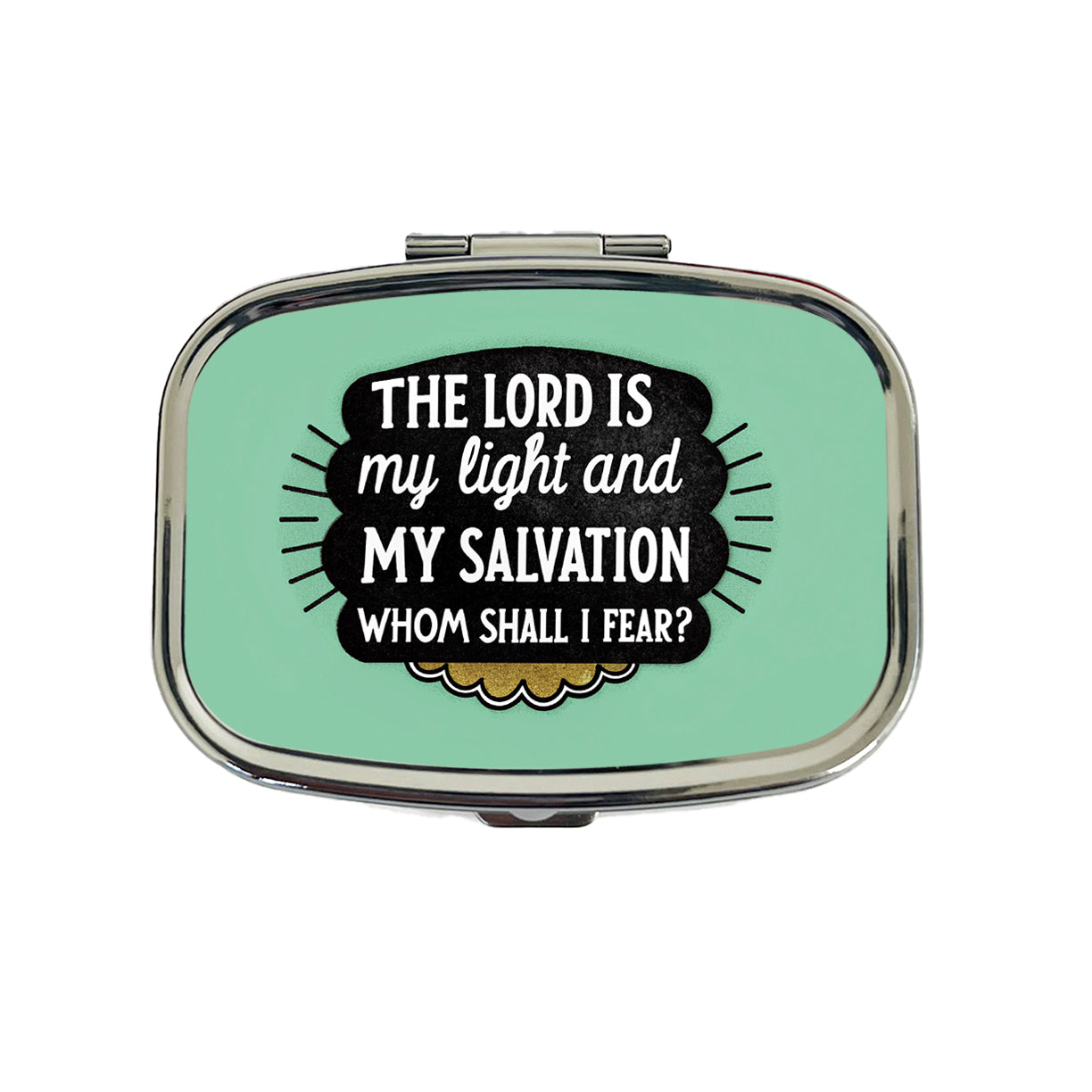 The Lord Is My Light And My Salvation Whom Shall I Fear Bible Travel Pill Box Case