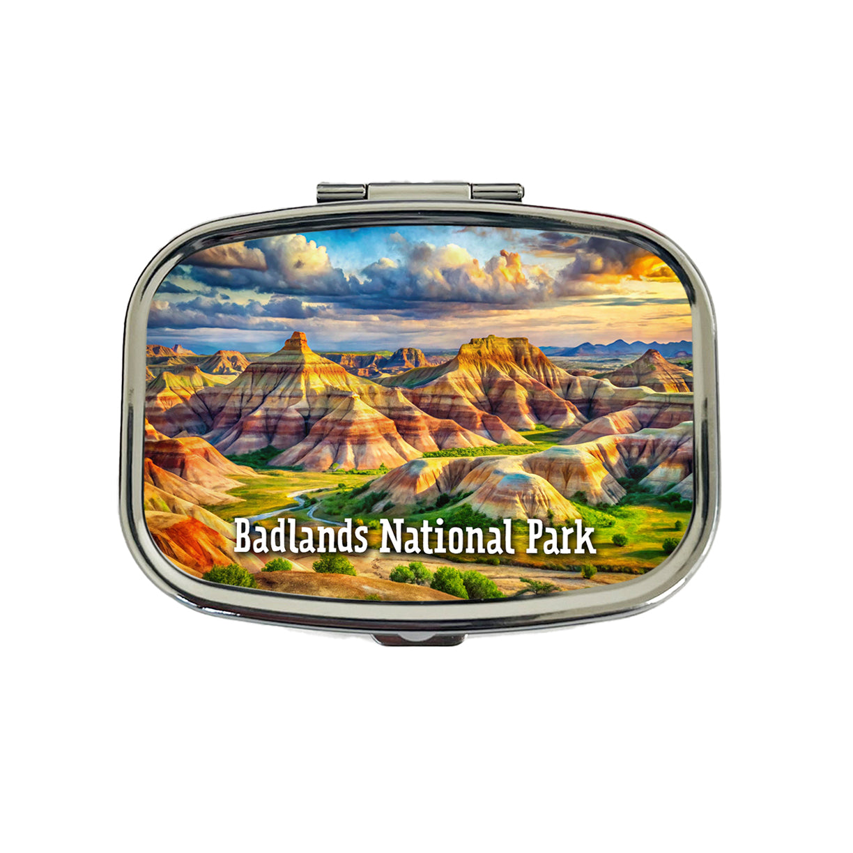 Badlands National Park South Dakota Travel Pill Box Case