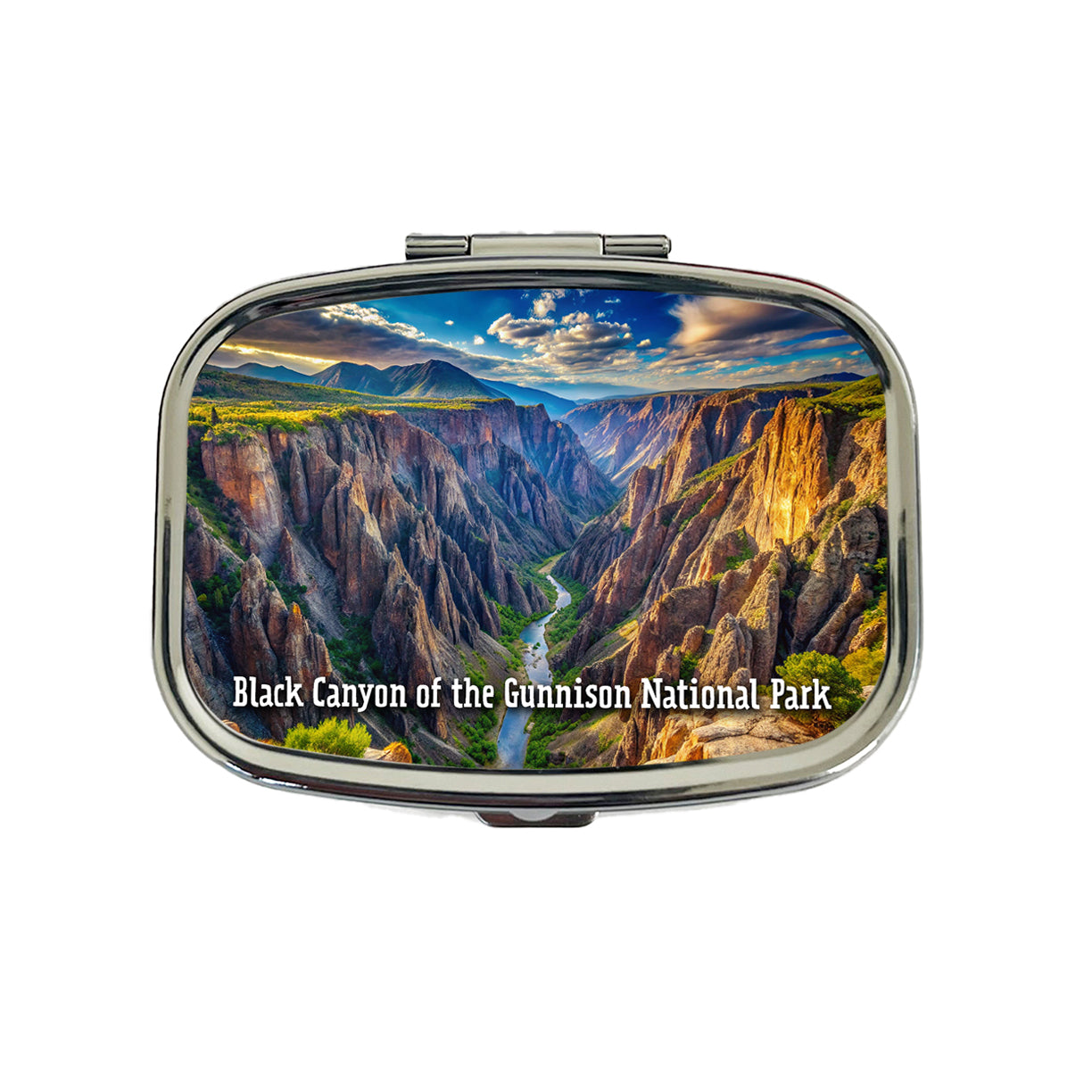 Black Canyon of the Gunnison National Park Colorado Travel Pill Box Case