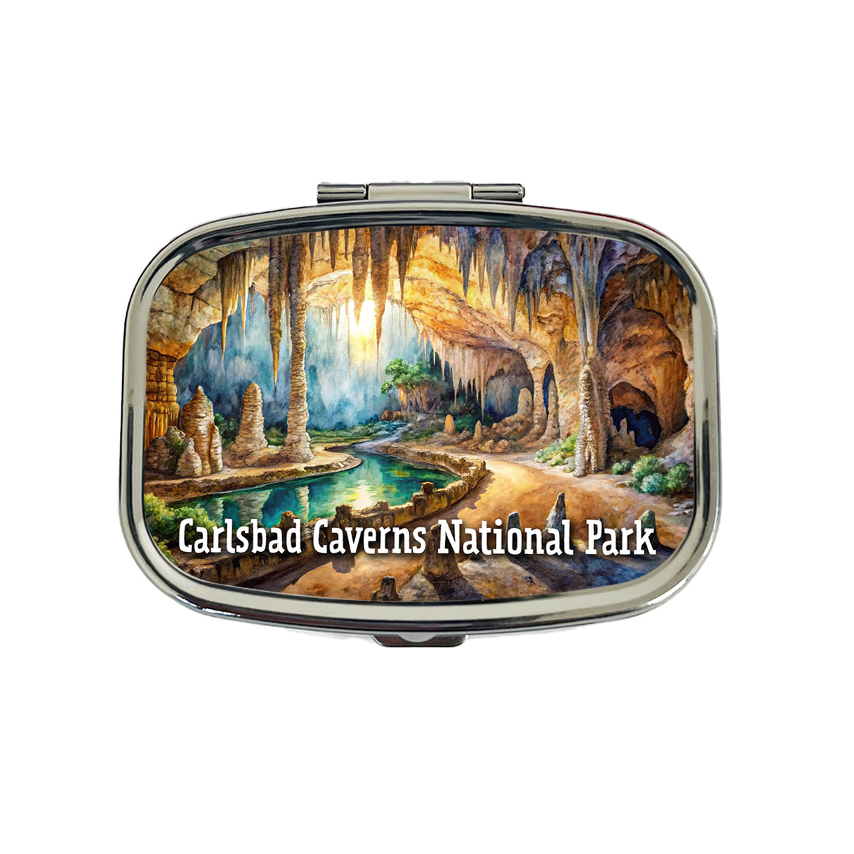 Carlsbad Caverns National Park New Mexico Travel Pill Box Case