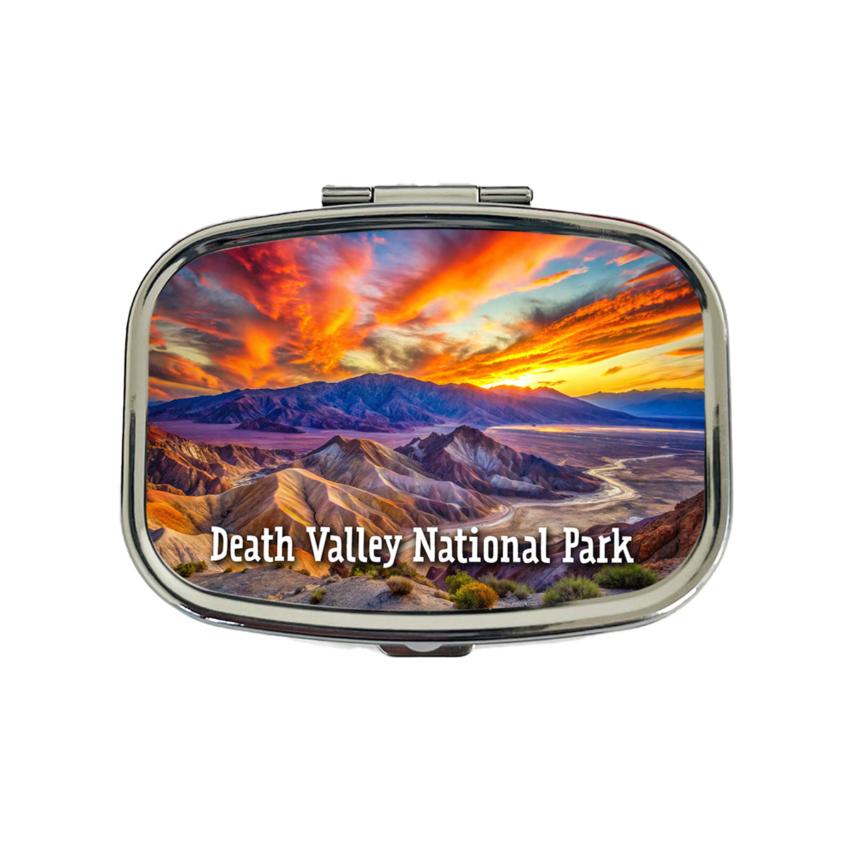 Death Valley National Park California Travel Pill Box Case