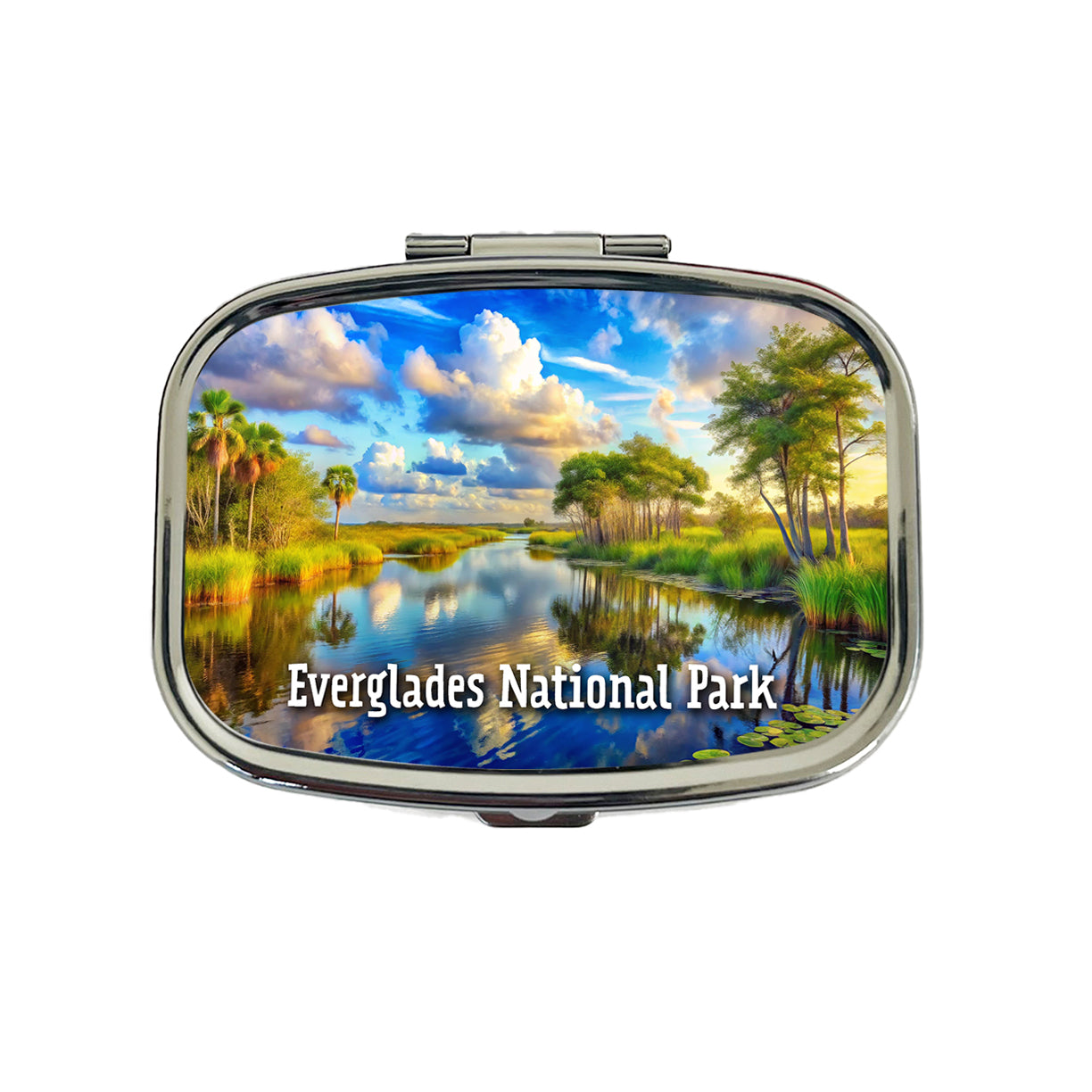 Everglades National Park Florida Travel Pill Box Case
