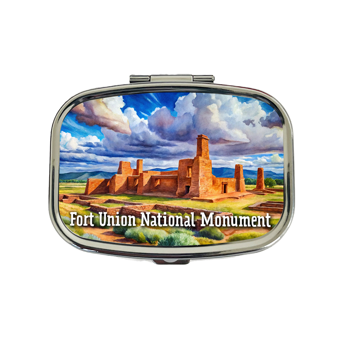 Fort Union National Monument New Mexico Travel Pill Box Case