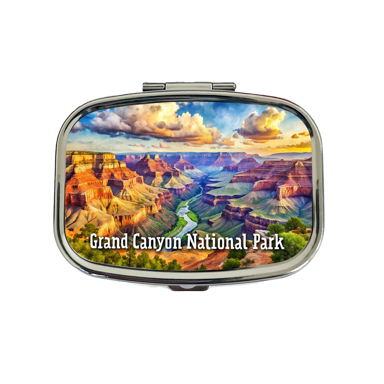 Grand Canyon National Park Arizona Travel Pill Box Case