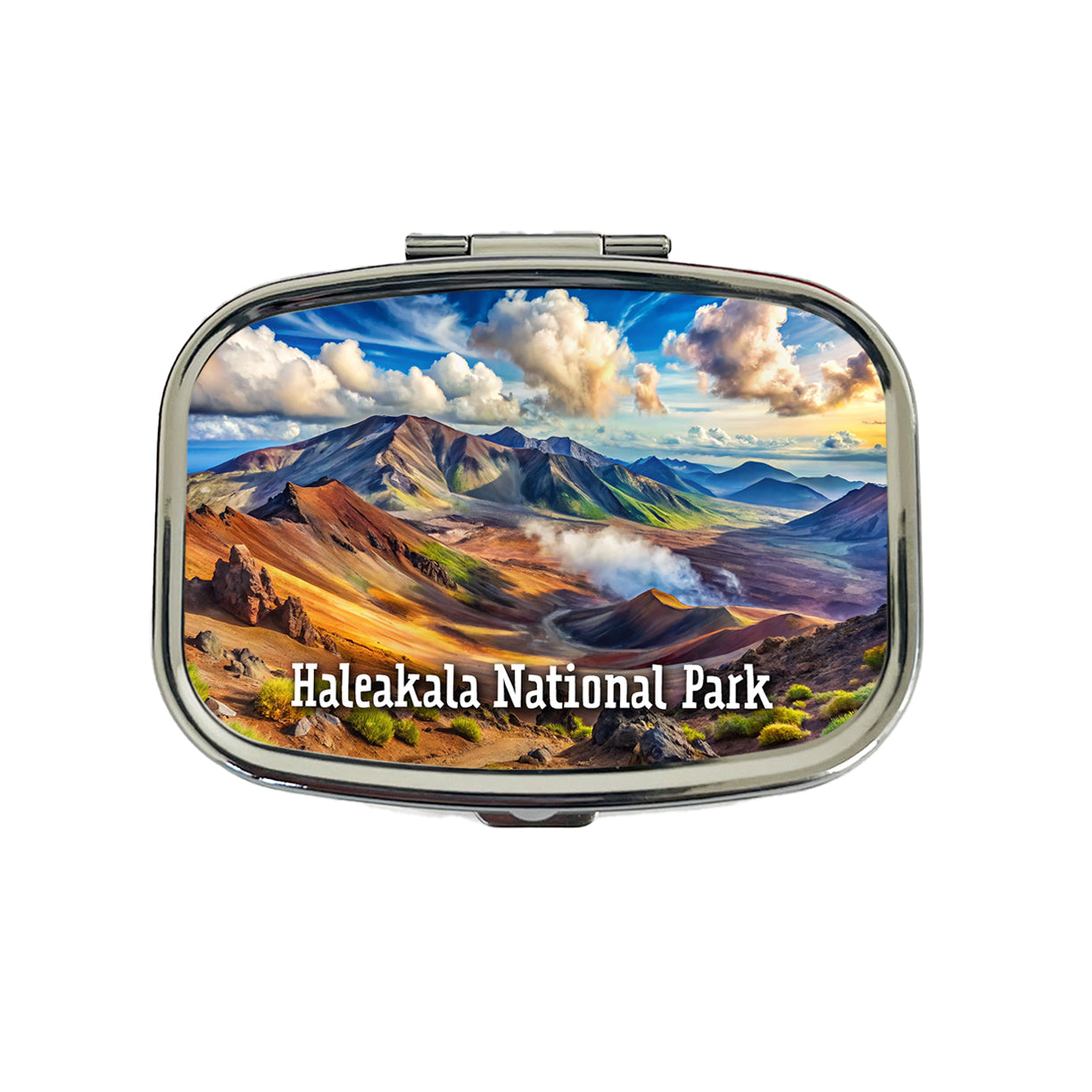 Haleakala National Park Hawaii Travel Pill Box Case