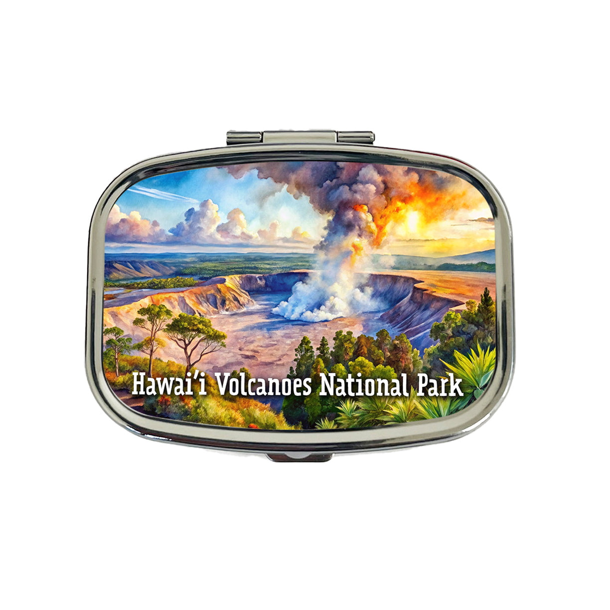 Hawai'i Volcanoes National Park Travel Pill Box Case