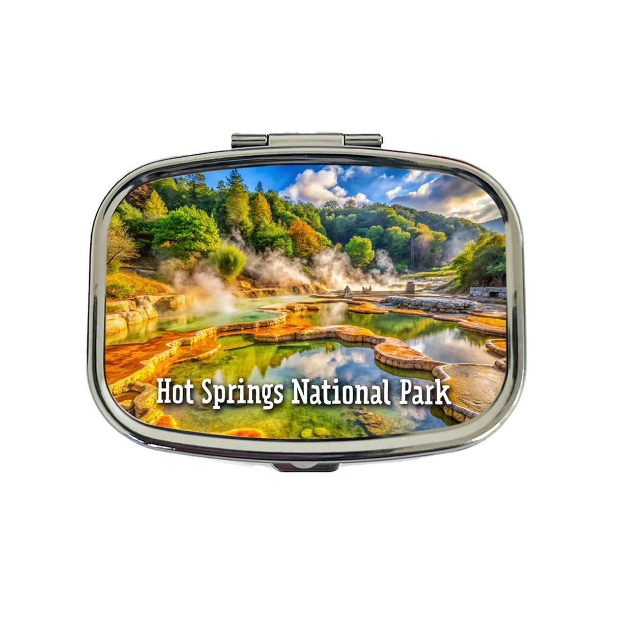 Hot Springs National Park Arkansas Travel Pill Box Case