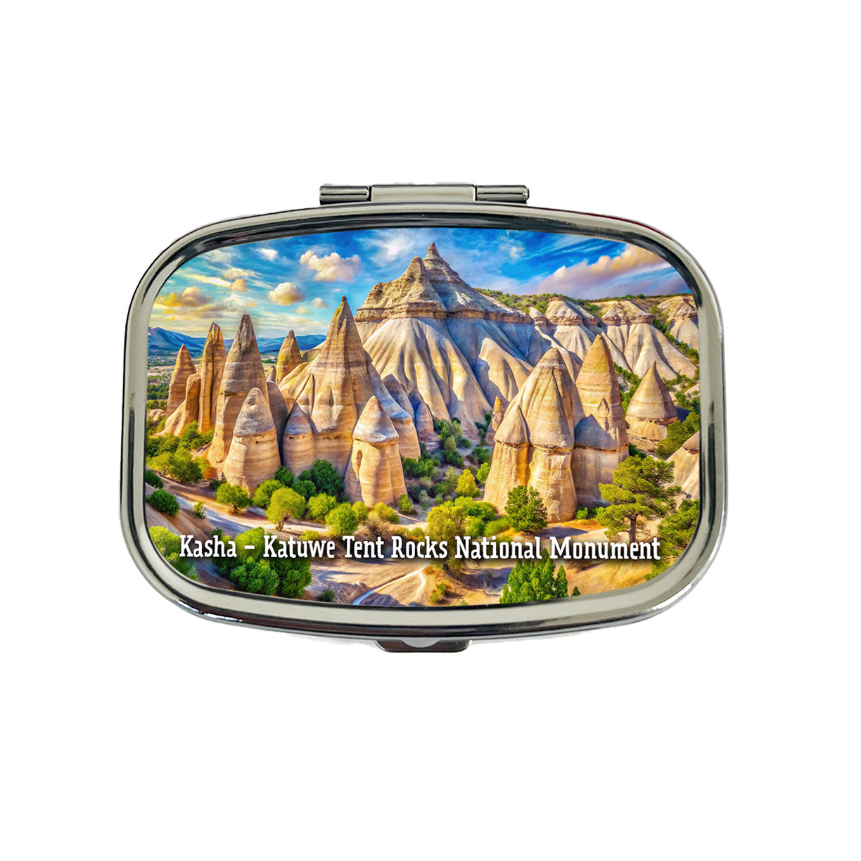 Kasha - Katuwe Tent Rocks National Monument New Mexico Travel Pill Box Case