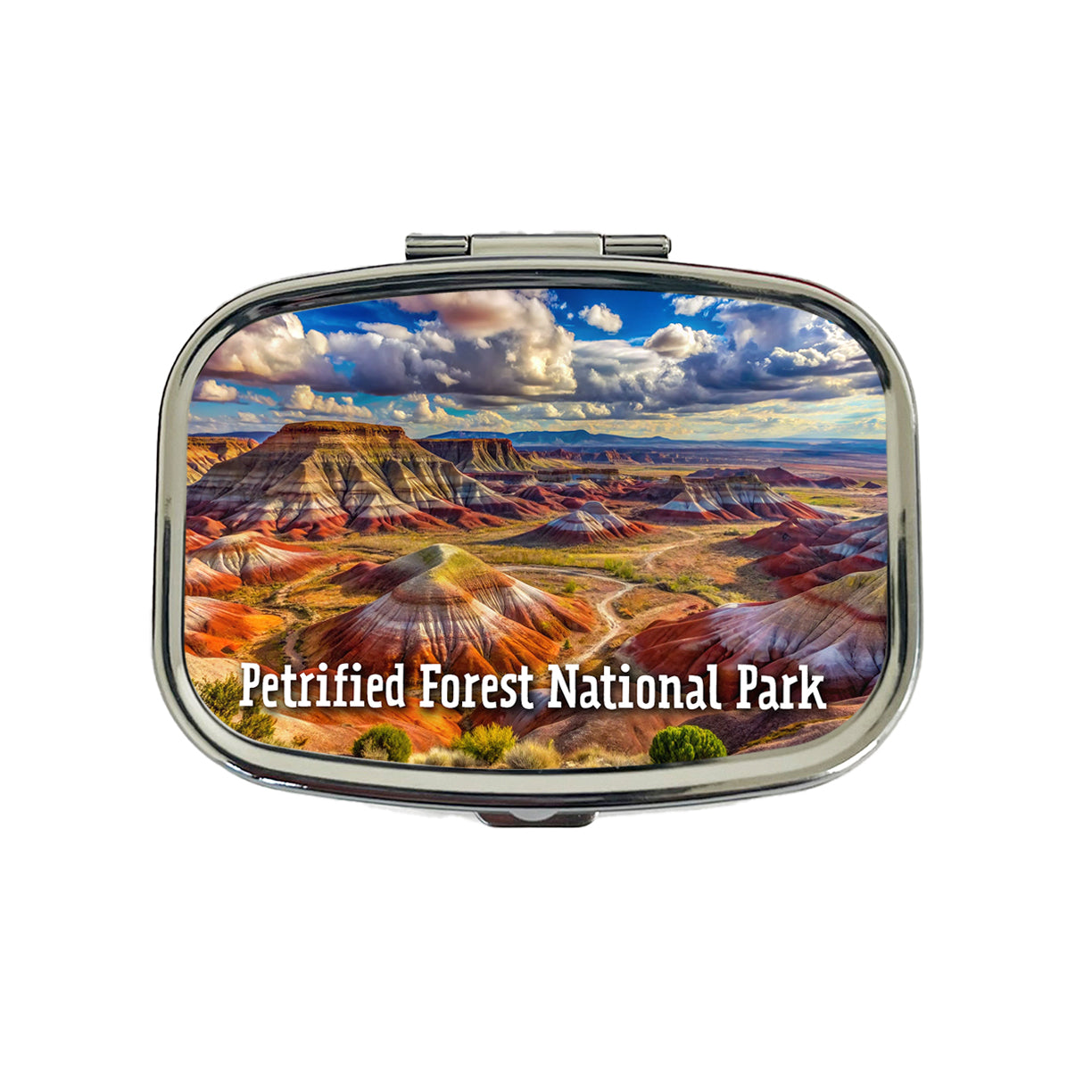 Petrified Forest National Park Arizona Travel Pill Box Case