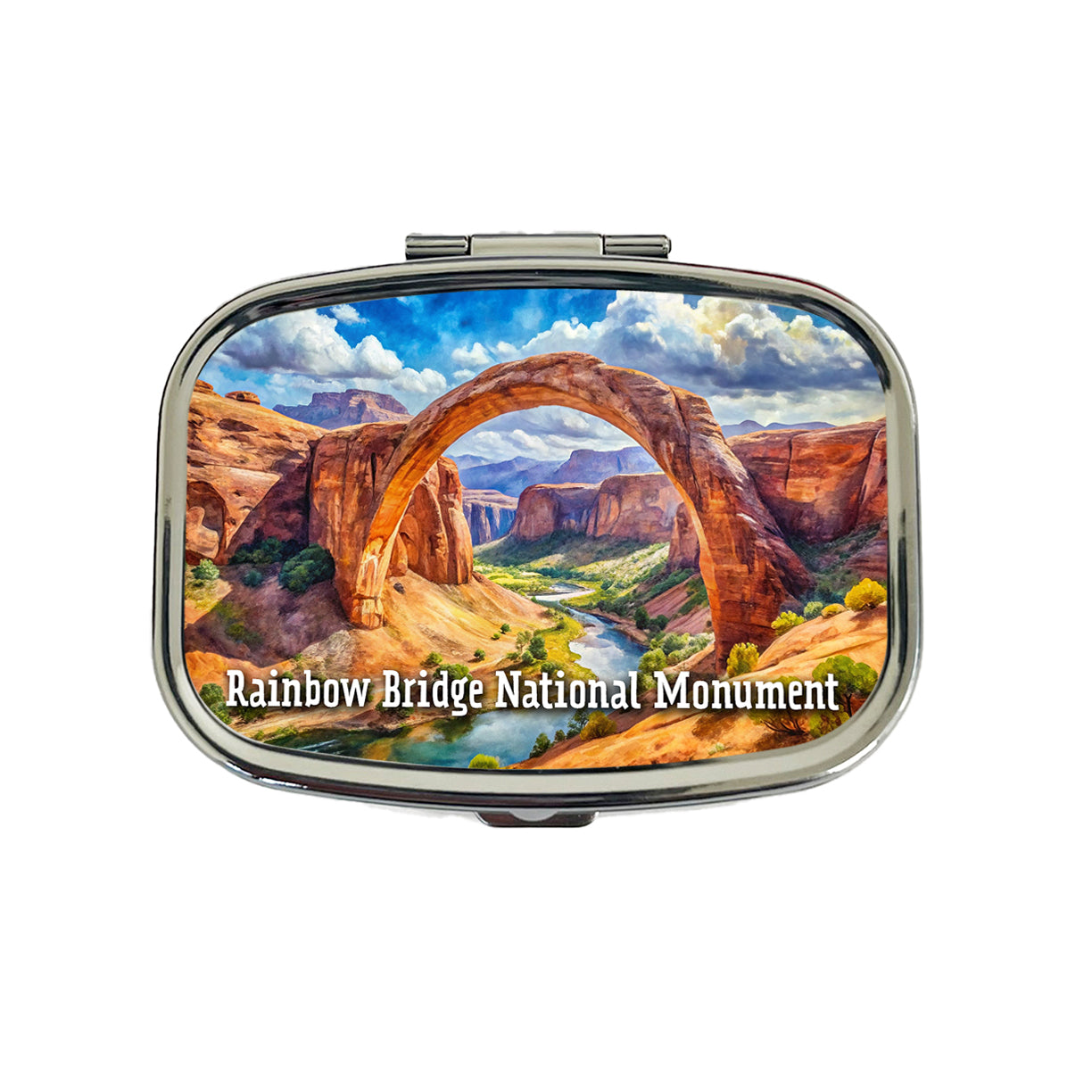 Rainbow Bridge National Monument Utah Travel Pill Box Case