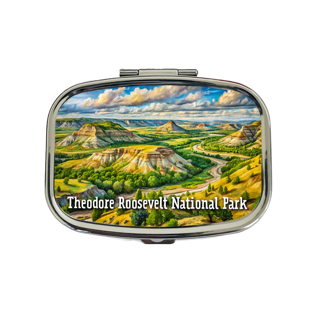 Theodore Roosevelt National Park North Dakota Travel Pill Box Case