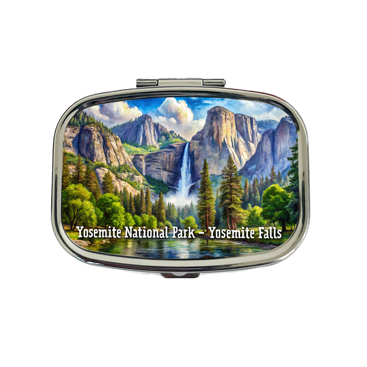 Yosemite National Park Yosemite Falls Travel Pill Box Case