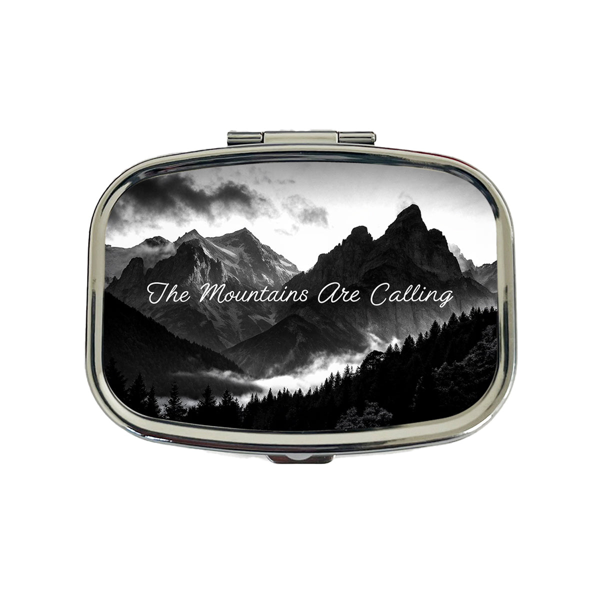 The Mountains Are Calling Adventure Awaits Travel Pill Box Case