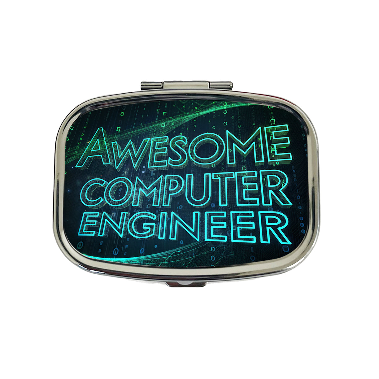 Awesome Computer Engineer Inspirational Travel Pill Box Case