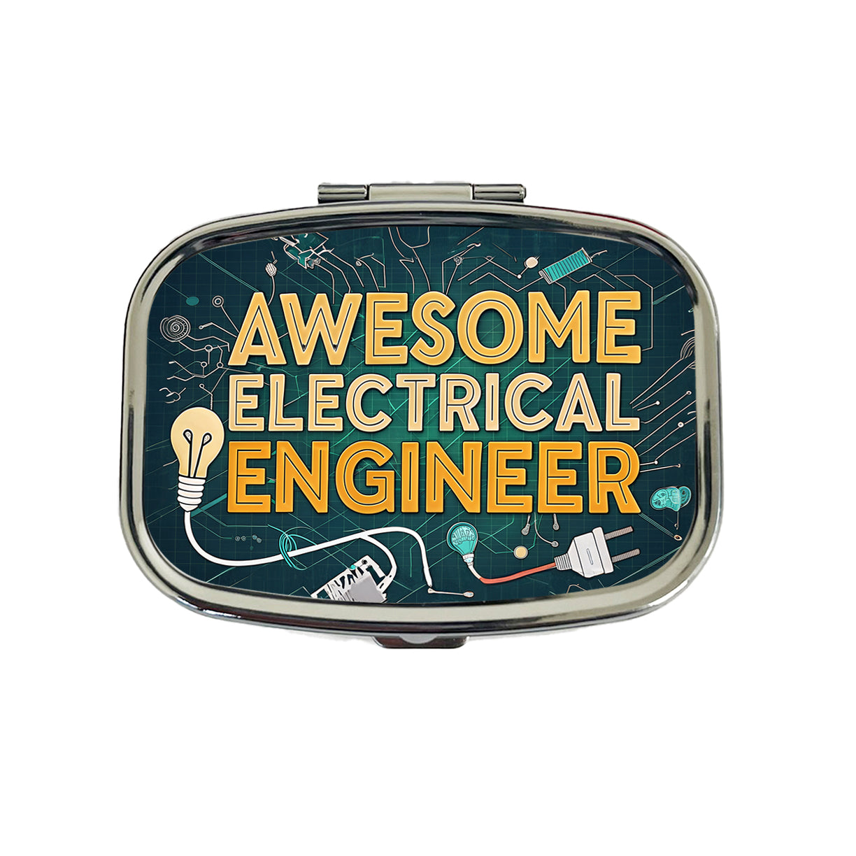 Awesome Electrical Engineer Inspirational Travel Pill Box Case