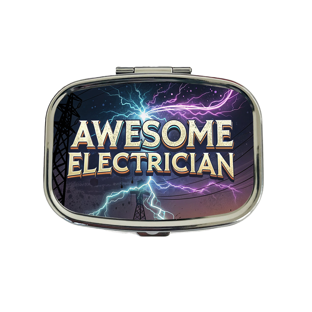 Awesome Electrician Inspirational Travel Pill Box Case