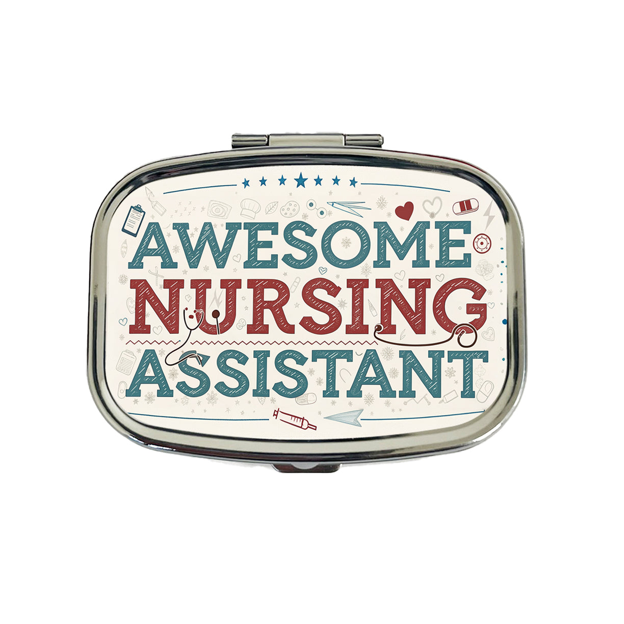 Awesome Nursing Assistant Inspirational Travel Pill Box Case