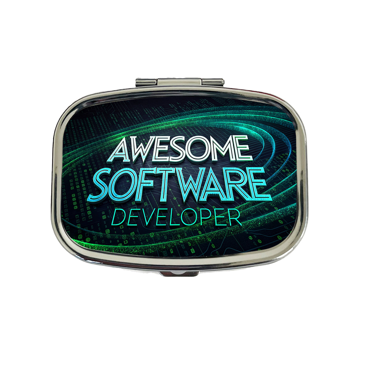 Awesome Software Developer Inspirational Travel Pill Box Case