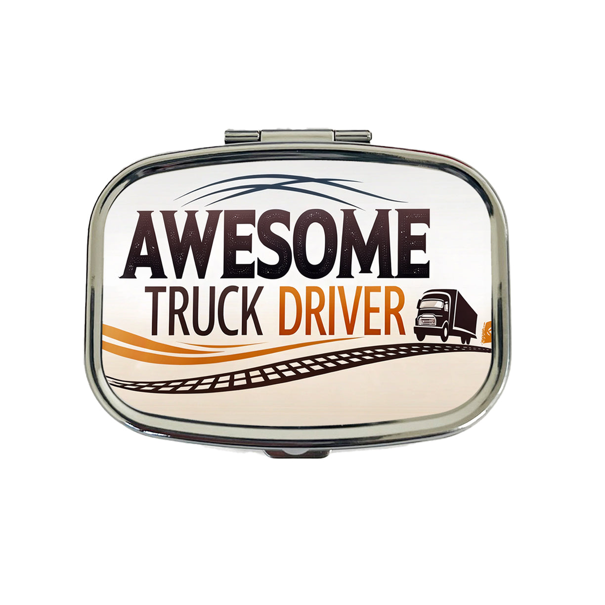 Awesome Truck Driver Inspirational Travel Pill Box Case