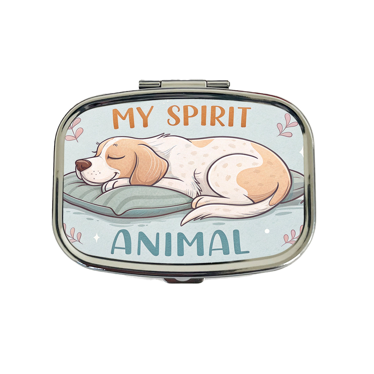 My Spirit Animal Sleeping Dog Funny Travel Pill Box Case
