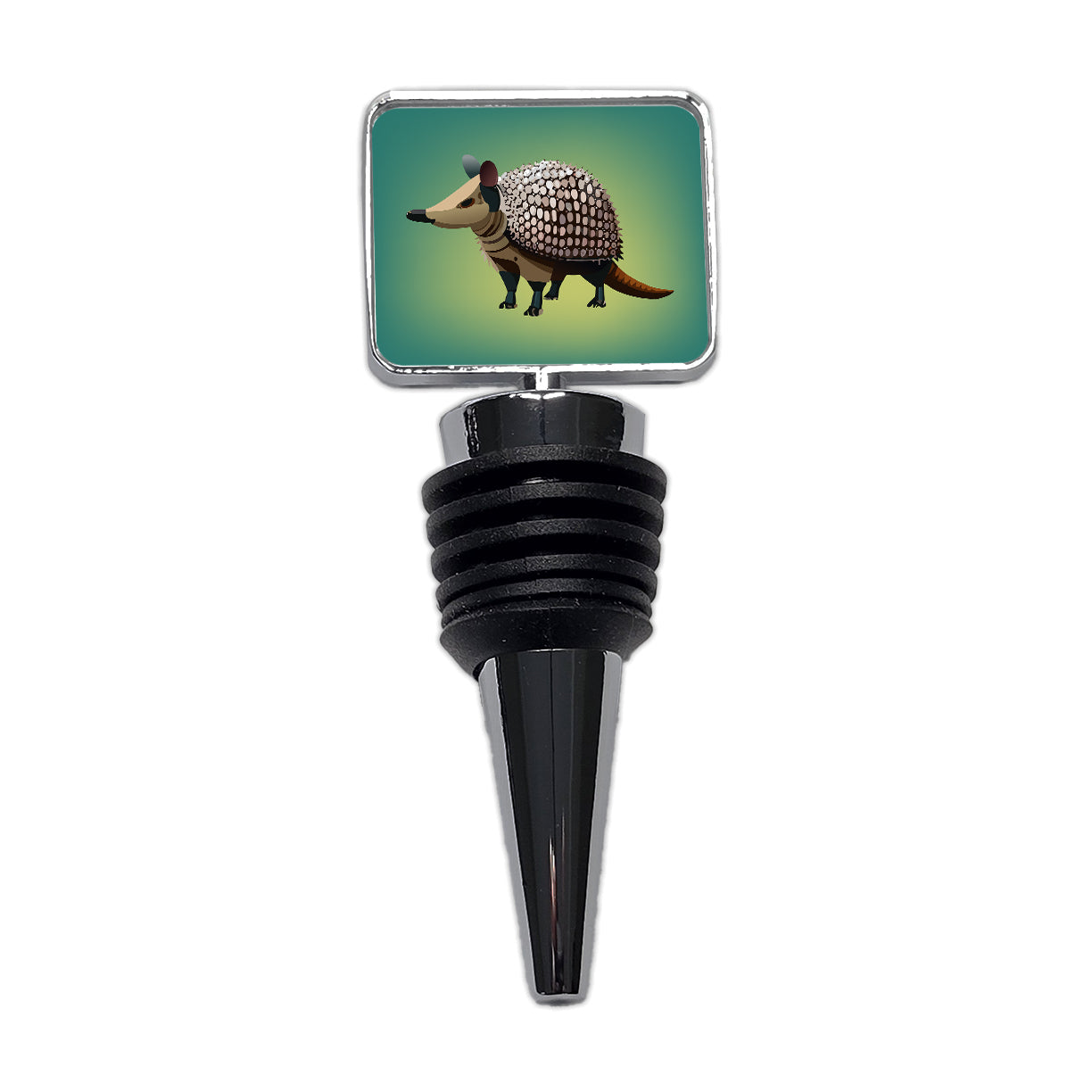 Armadillo Standing Wine Bottle Stopper