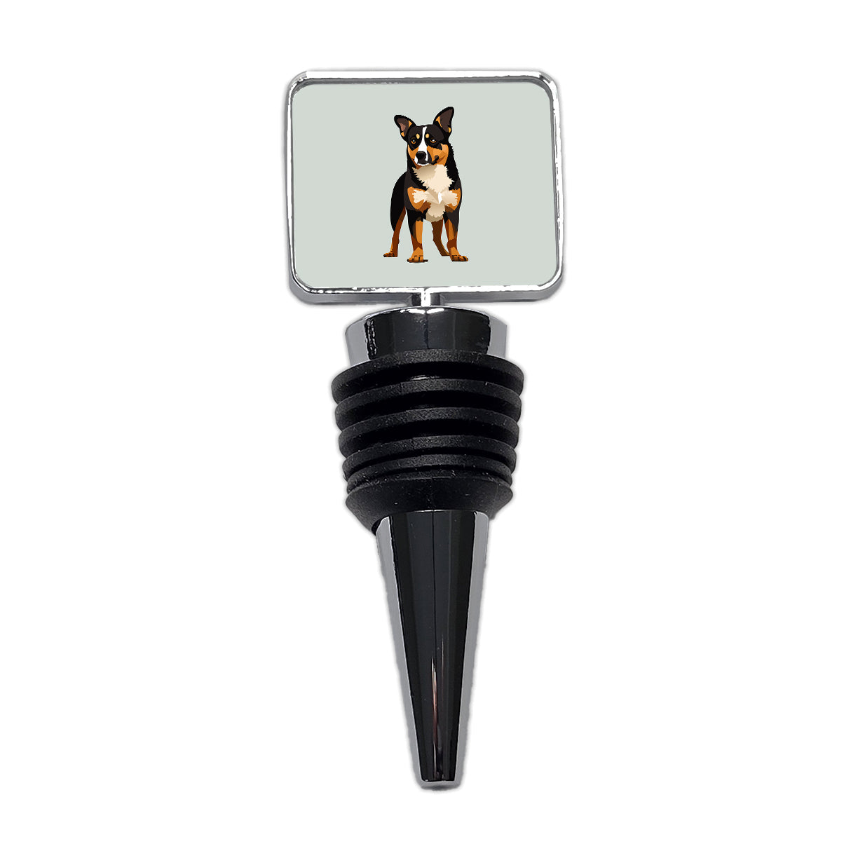 Australian Cattle Dog Standing Wine Bottle Stopper