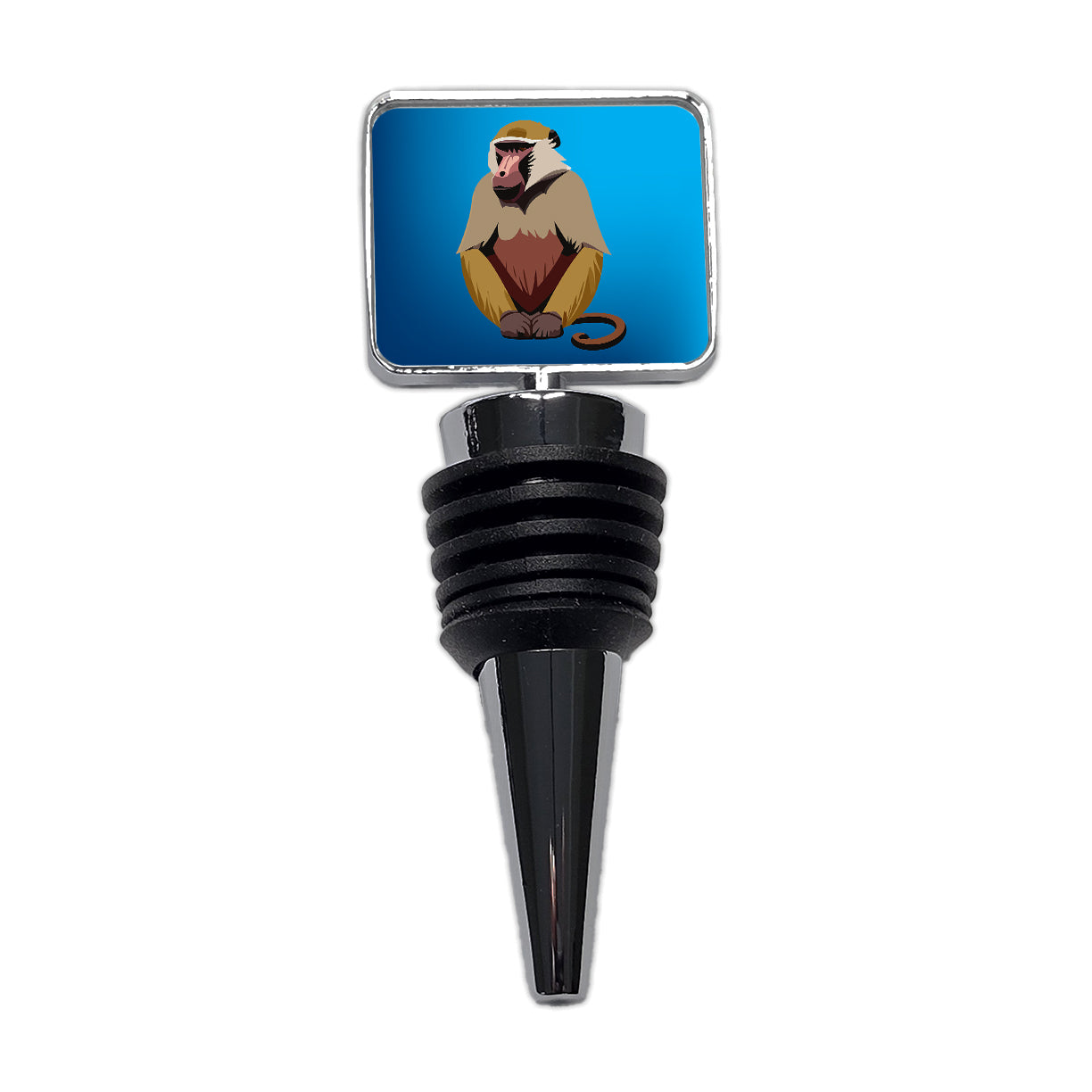 Baboon Primate Africa Wine Bottle Stopper