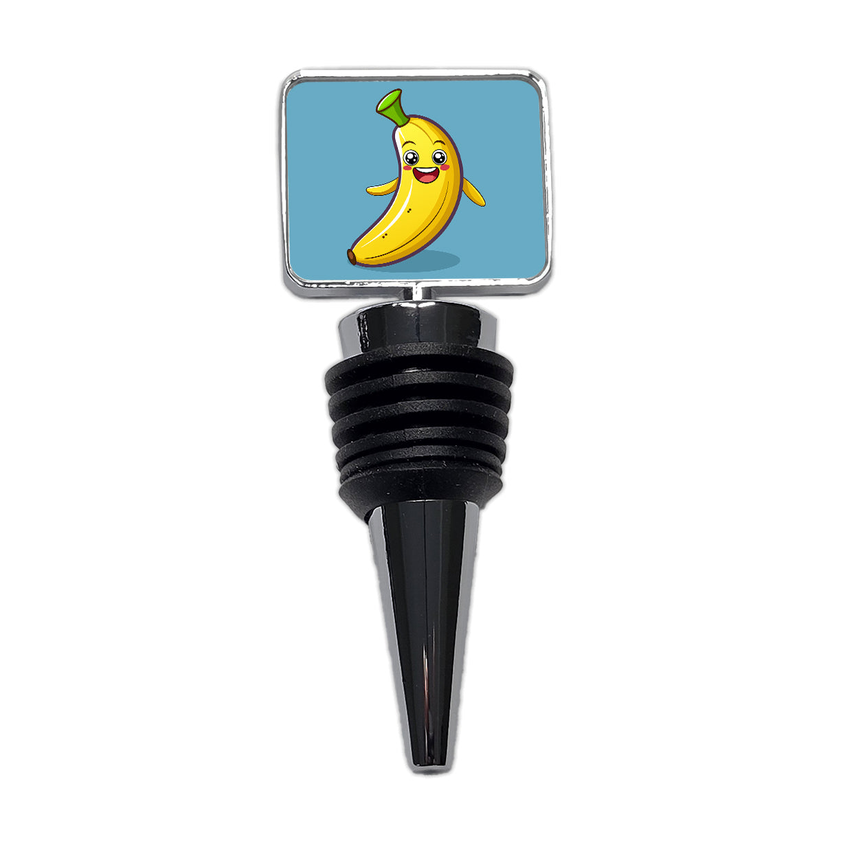 Banana Happy Fruit Wine Bottle Stopper