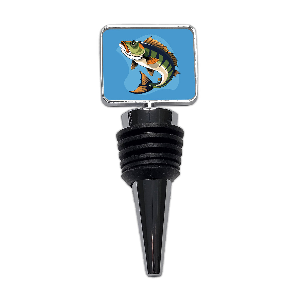 Bass Fish Fishing Wine Bottle Stopper