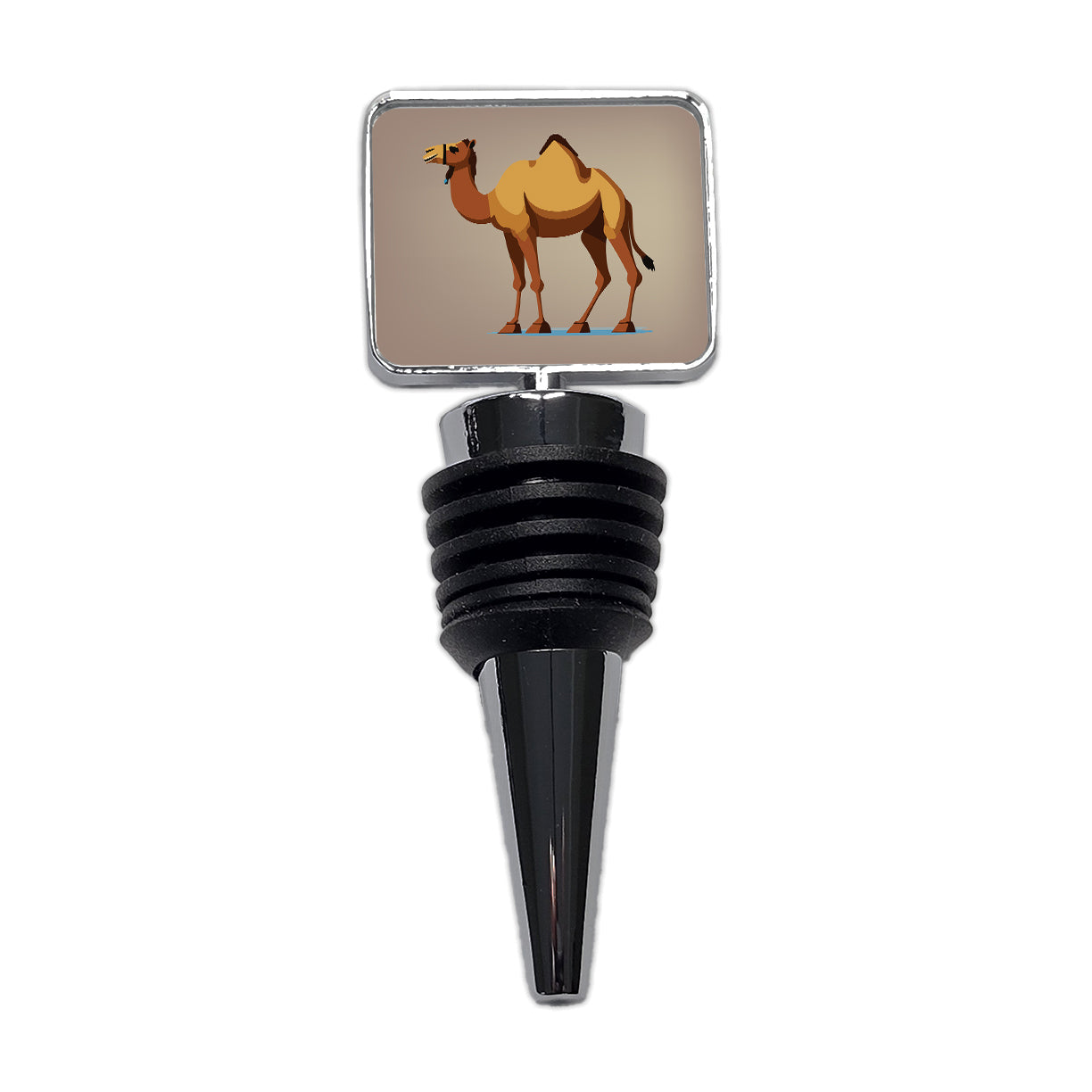 Camel Standing Wine Bottle Stopper