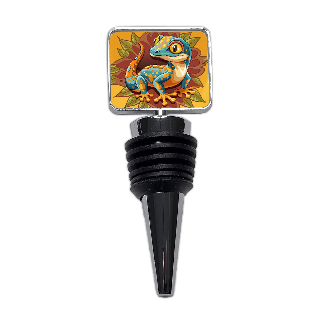 Gecko Lizard Cute Wine Bottle Stopper