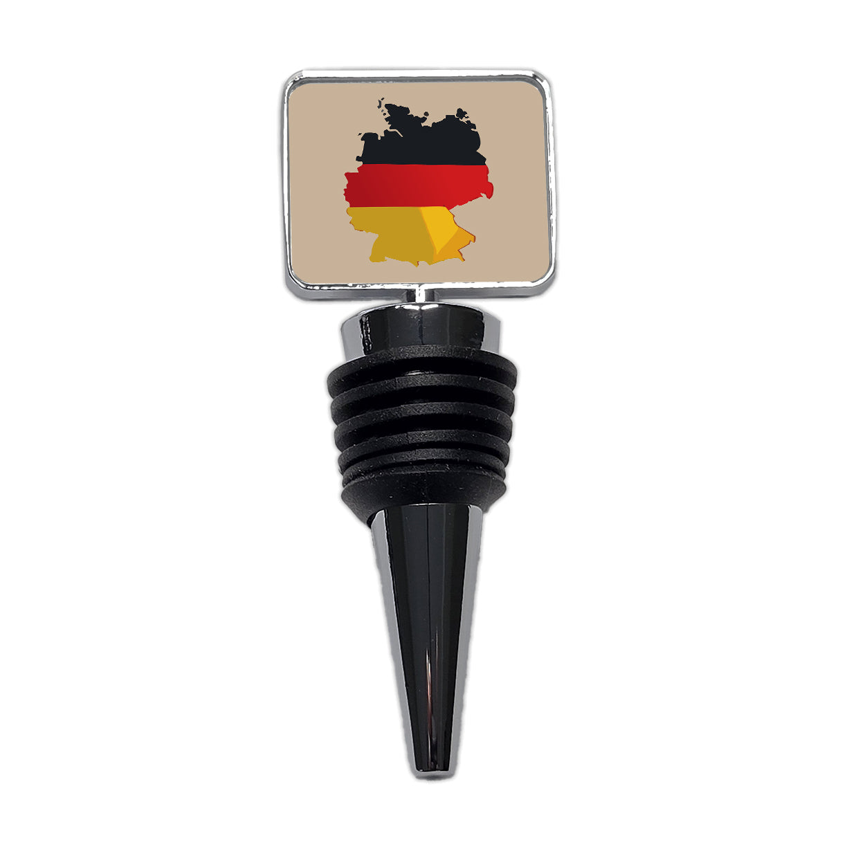 Germany German Flag Country Shape Wine Bottle Stopper