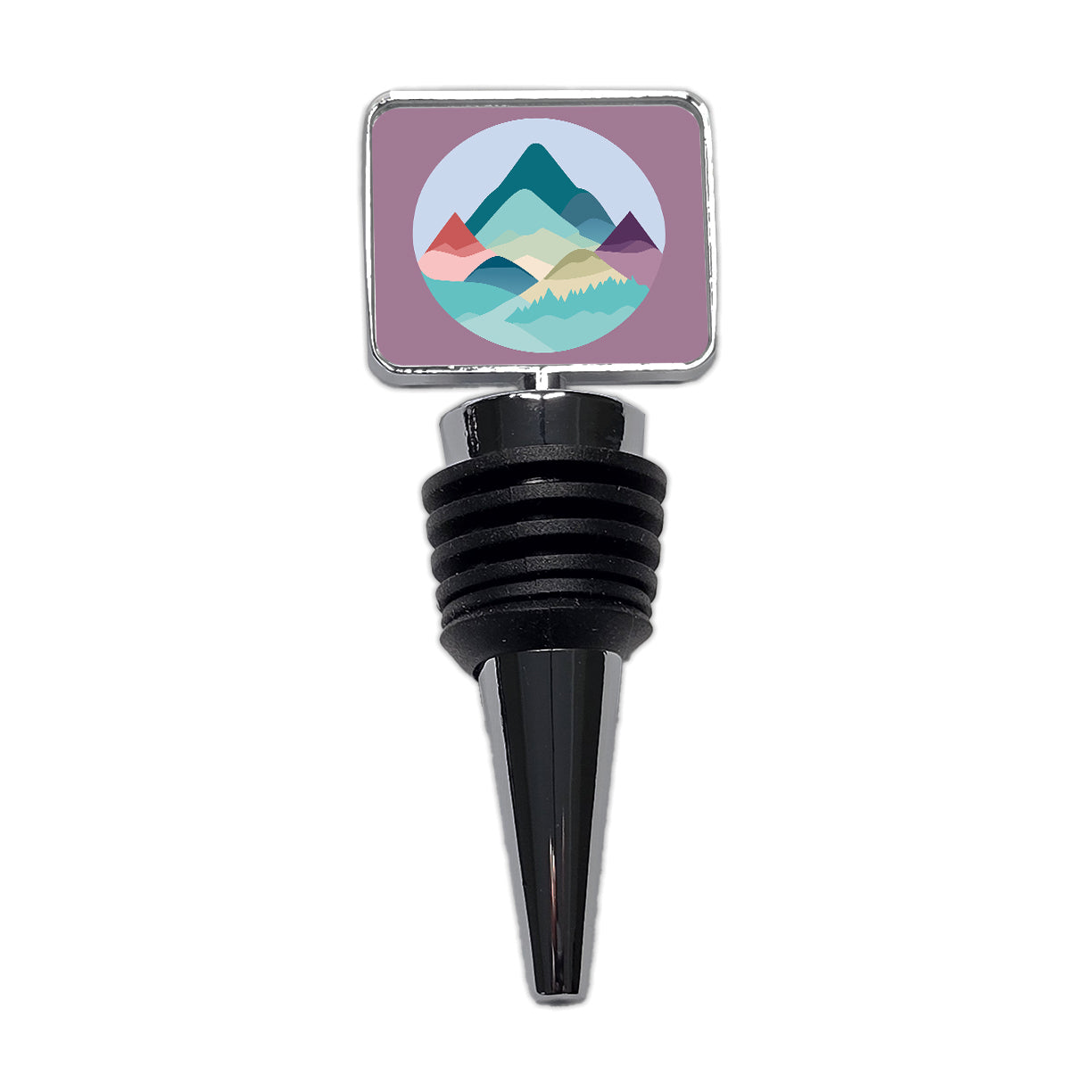 Mountains Pastel Wine Bottle Stopper
