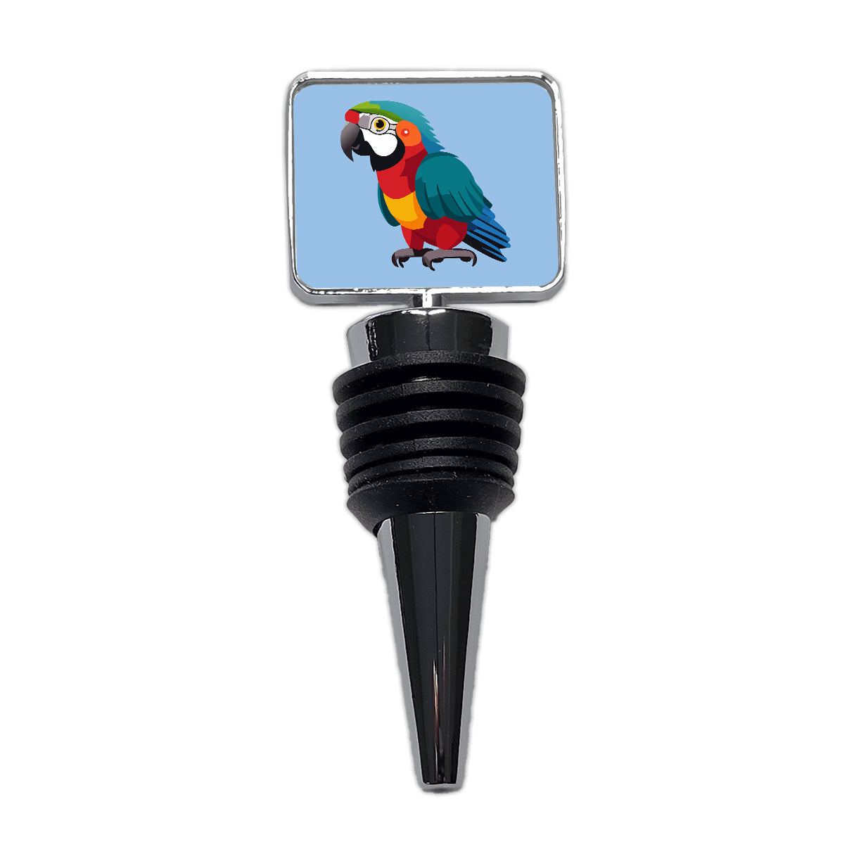 Parrot Bird Colorful Wine Bottle Stopper
